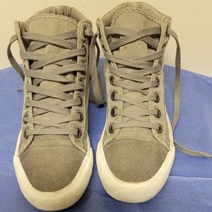 Blowfish Grey hightop Sneakers, women's size 8.5